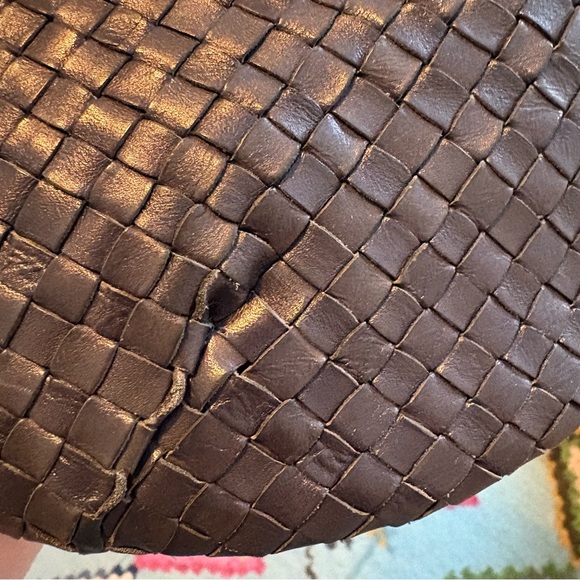 Clare V woven grande fanny crossbody bag in black - Picture 9 of 9